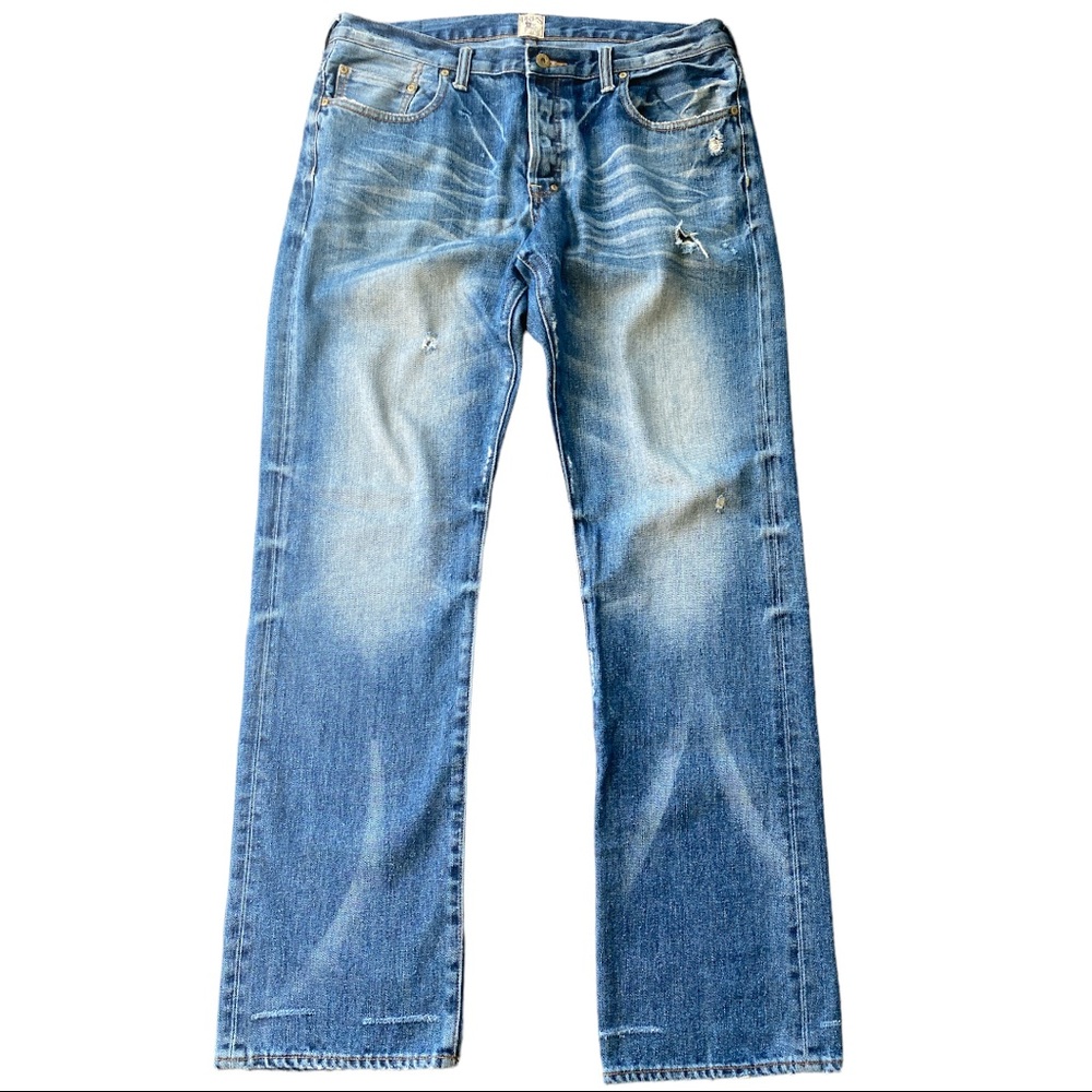 PRPS Barracuda Button Fly Distressed Mens Jeans